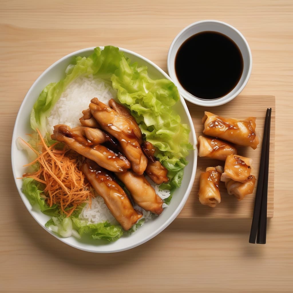 Chicken & Spring Roll