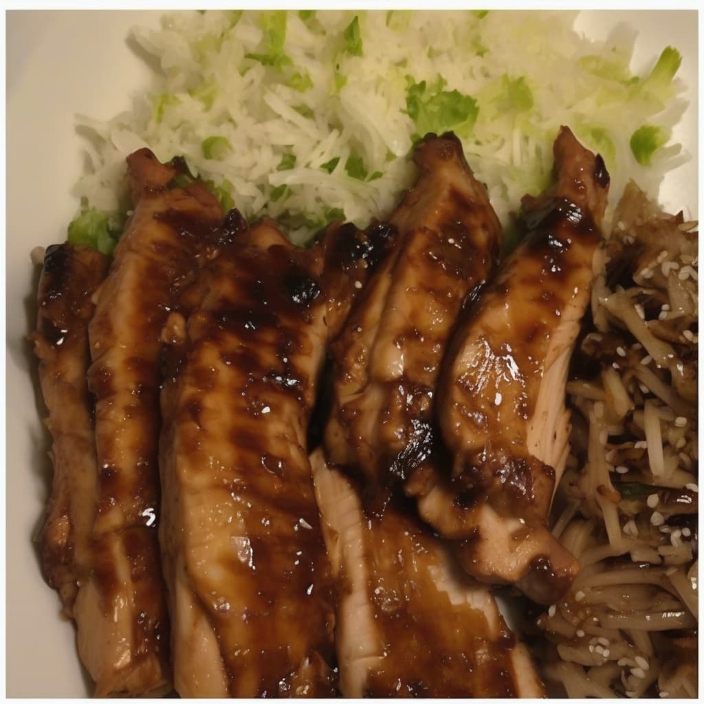 Chicken & Pork Teriyaki Combo