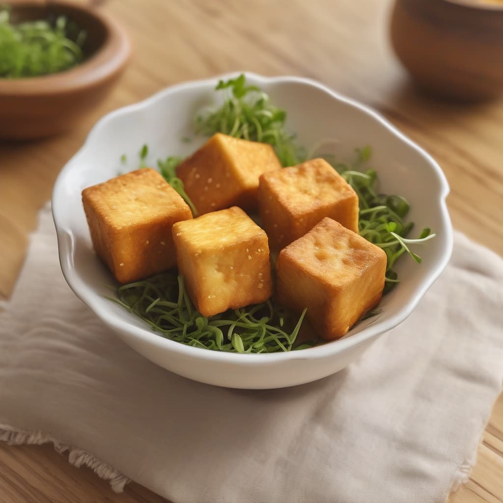 Side Deep-Fried Tofu (6 pcs)
