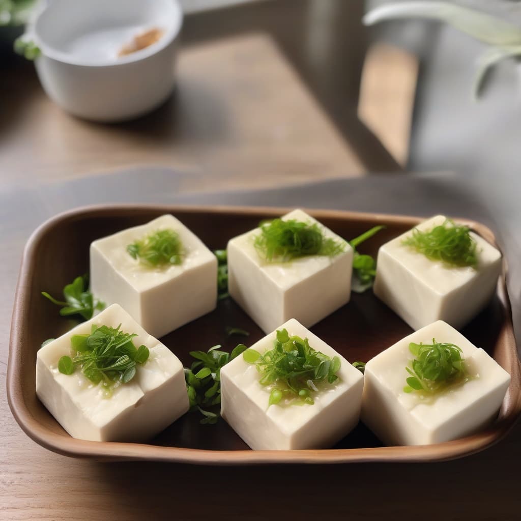Side Steamed Tofu (6 pcs)